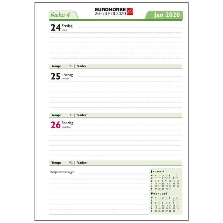 Almanacka Stallboken